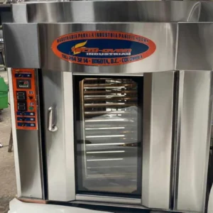 Horno rotatorio industrial de 80 latas para panadería