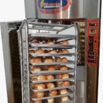 Horno rotatorio industrial de 12 latas para panadería