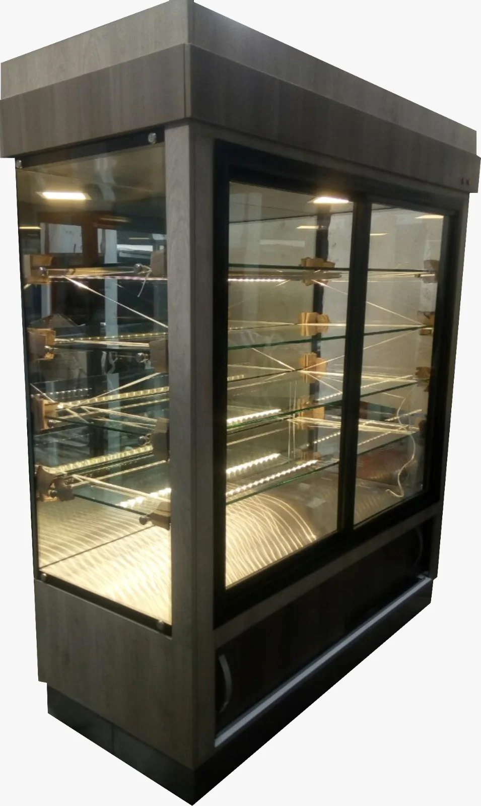 Vitrina vertical refrigerada comercial de 1.80 metros